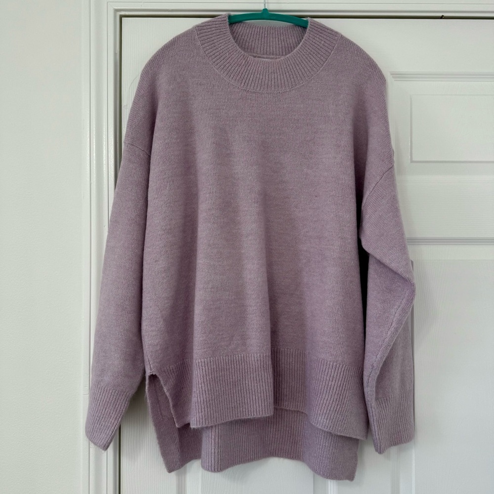 Chic Soul Lilac Sweater 1X